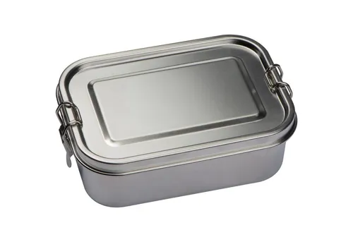 Easy Gifts Aufbewahrungsdose Brotdose / Lunchbox / aus Edelstahl / Farbe: silber
