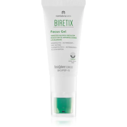 Biretix Treat Focus Gel feuchtigkeitsspendende und beruhigende Creme für fettige Haut mit Neigung zu Akne 15 ml