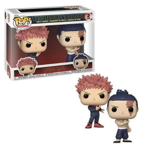 Funko POP! JUJUTSU KAISEN Itadori & Todo 2 Pack - Action-Figur Set aus der beliebten Anime-Serie, perfekt für Sammler und Fans von JUJUTSU KAISEN
