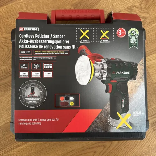 PARKSIDE® 12 V Akku-Ausbesserungspolierer PAAP 12 C3