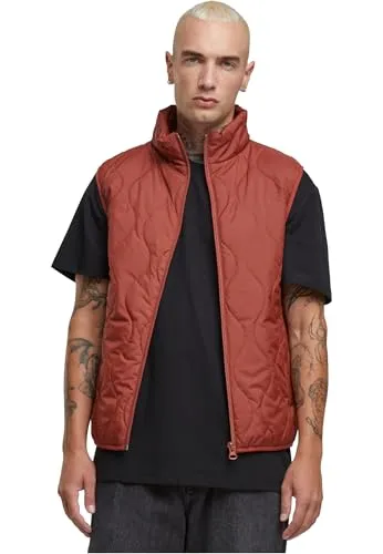 Urban Classics Mens Super Light Bubble Vest darkrust, XXL