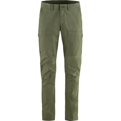 Fjällräven Abisko Hybrid Trail Trs M laurel green (625) 48 Short - Herren Outdoor- und Wanderhose, kombiniert strapazierfähiges G-1000 Lite Stretch mit recyceltem Polyamid für optimale Bewegungsfreiheit und Belüftung – ideal für Abenteuer in der Natur.