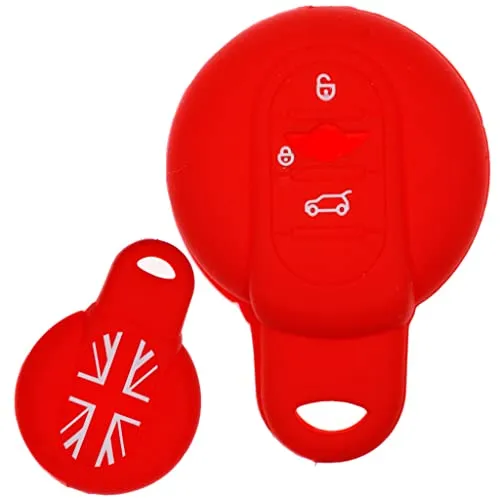 Soft Case Schutz Hülle Auto Schlüssel Rot für Mini Cooper One Clubman F56 F54 F55 F57 F60