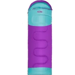 NILS CAMP Schlafsack Camping Deckenschlafsack M 175+30/75cm bunt|lila - Vielseitiger Deckenschlafsack für Camping und Outdoor, komfortabel und aus 100% Polyester gefertigt. Ideal für entspannte Nächte unter freiem Himmel.
