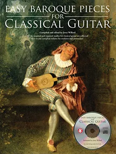 Easy Baroque Pieces -For Classical Guitar-: Songbook, CD für Gitarre