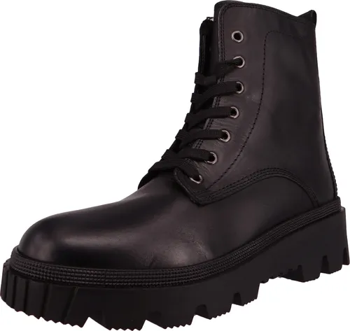 Gabor Damen Combat Boots - Warmgefütterte Stiefeletten mit Wechselfußbett - Wanderschuhe mit Rauleder und Glattleder, ideal für kalte Tage. Die warmgefütterten Combat Boots bieten besten Tragekomfort und sind durch das Wechselfußbett individuell anpassbar.