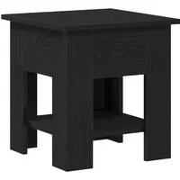 vidaXL Couchtisch Schwarz Eiche 40x40 cm von vidaXL
