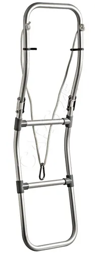 OSCULATI Schlauchbootleiter 3-stufig in silber von Osculati