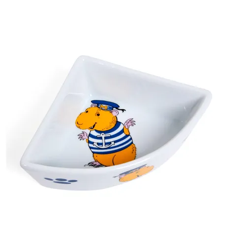 Karlie Ecknapf Meerschweinchen 250ml mit Motiv, platzsparend, Keramik