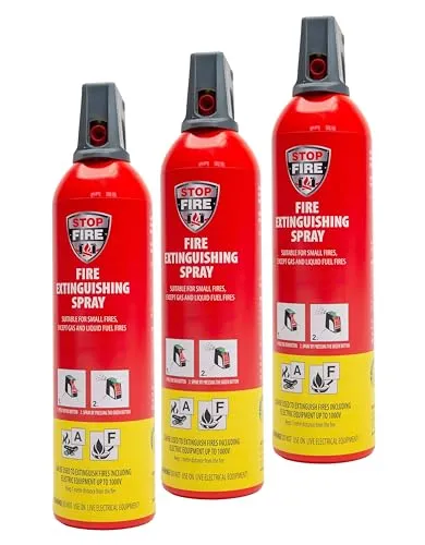 REINOLD MAX Feuerlösch-Spray 'STOP FIRE' 3 x 750 ml