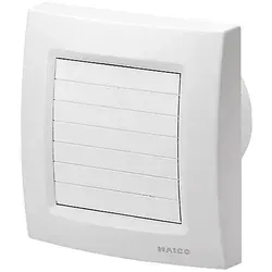 Maico ECA 120 KVZ Lüfter mit Einschaltverzögerung und Innenverschluss, Ø120mm - Badlüfter mit 180 m³/h Fördervolumen und leisem Betrieb (36 dB(A)). Der elektrische Innenverschluss hält Wärme im Raum und öffnet nur bei Ventilatorbetrieb.