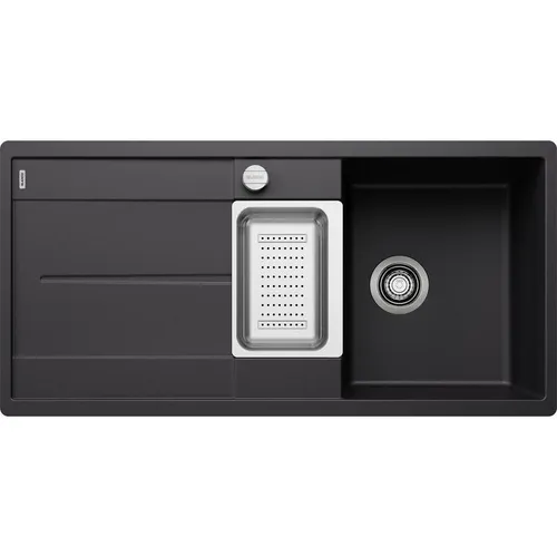 BLANCO METRA 6 S-F - Sanitäranlagen & Zubehör mit geräumigem Hauptbecken, zusätzlichem Becken und geräumiger Abtropffläche für hohen Komfort. Reversibel einbaubar und aus langlebigem Silgranit.