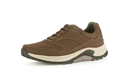Pius Gabor Herren Sneaker Low,Halbschuhe,Wechselfußbett,zertifiziertes Leder,schnürschuhe,schnürer,straßenschuhe,Espresso,45 EU / 10.5 UK
