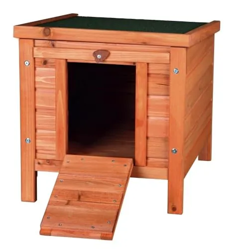 Trixie Kleintierhaus Kaninchenhaus 60 x 47 x 50 Braun von Trixie