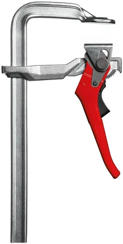 Bessey Einhandzwinge GH40-12, 400mm - Schraubzwingen mit hoher Spannkraft bis 8.500 N. Exzenter aus Sinterstahl sorgt für lange Lebensdauer und schnelles, sicheres Spannen.