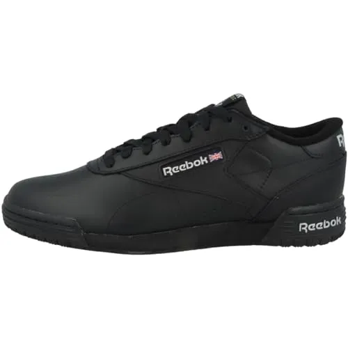 Sneaker REEBOK CLASSIC Exofit Lo Clean Logo INT, Größe 43 - Sportliche Sneaker aus strapazierfähigem Leder, ideal für den Büro-Look. Mit regulierbarer Schnürung und leicht profilierter Gummisohle für einen sicheren Tritt.