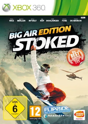 Stoked - Big Air Edition - Open-World Snowboard Spiel mit intuitiven Steuerungen, inklusive exklusivem Bonusmaterial wie Videos und Poster für ein grenzenloses Fahrerlebnis.
