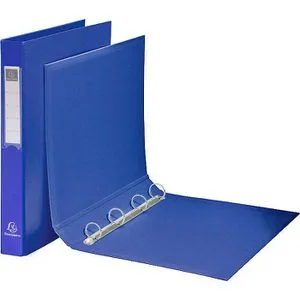 Exacompta 51382E Ringbuch A4 4 Ringe blau
