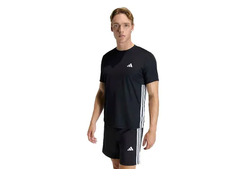 adidas Sportswear T-Shirt Workout Essentials Base 3-Streifen T-Shirt Herren schwarz/weiß