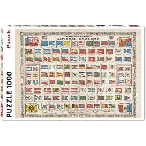 Piatnik Nationalflaggen (1000 Teile) (PIA5531) von Piatnik