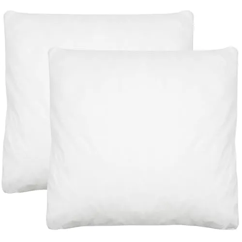ZOLLNER Kopfkissen Set 40x40 cm – Komfort für Seitenschläfer - Hochwertige Kissen mit 100% Polyester-Füllung für optimalen Schlafkomfort. Waschbar bis 95°C, ideal für einladende Schlafzimmer und Gästezimmer.