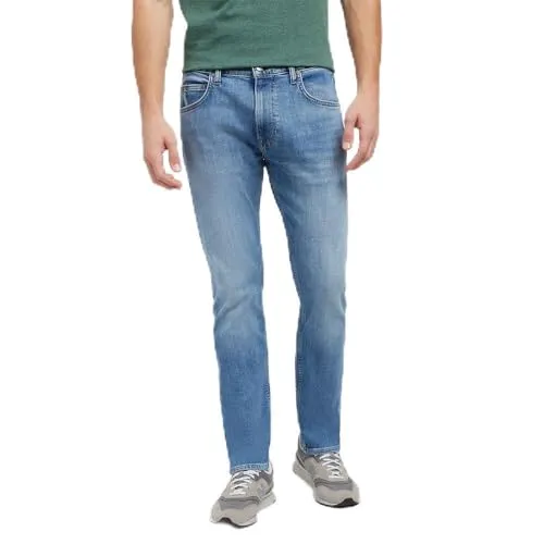 Lee Men's Rider Jeans, Lighthouse, Slim Fit - Hochwertige Slim Straight Jeans in Lighthouse, 92% Baumwolle für besten Tragekomfort, ideal für lässige Outfits.