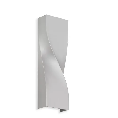 LED Außenwandleuchte Außenlampe 4000K IP44 Metall-Glas 11W Silber Telefunken