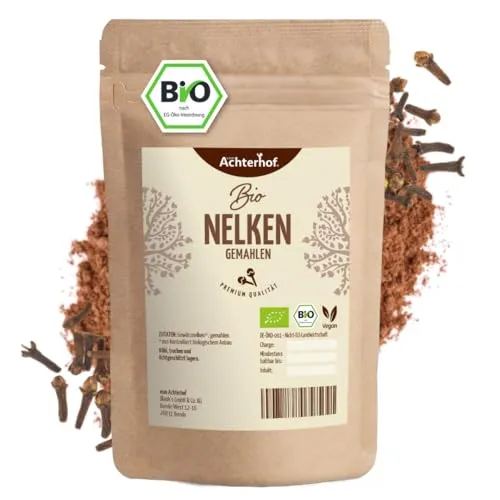 Nelken gemahlen BIO | 250g | gemahlene Gewürznelken | Nelkenpulver vom Achterhof
