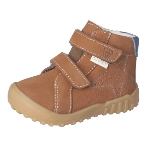 RICOSTA Jungen Stiefel Donny – Wasserdichte Lauflernschuhe in Curry