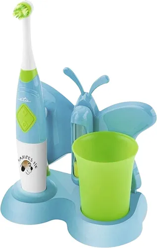 Eta ZUBNICKA Elektrische Kinder Zahnbürste blau Batteriebetrieben
