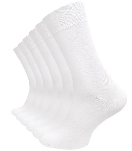 Cotton Prime® Socken ohne Gummibund (6-Paar) weiche Baumwollqualität