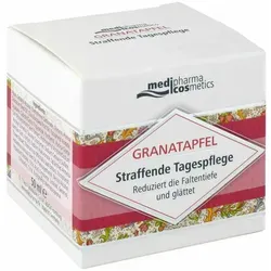 Granatapfel straffende Tagespflege Creme - Medizinische Körperpflege, reduziert Falten sichtbar und sorgt für seidenweiche Haut dank wertvollem Granatapfelsamenöl und Olivenöl.