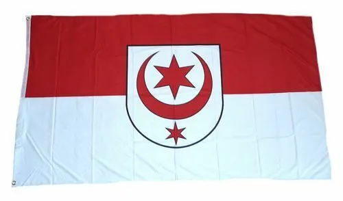 Flagge / Fahne Halle Saale Hissflagge 90 x 150 cm in blau von FahnenMax®