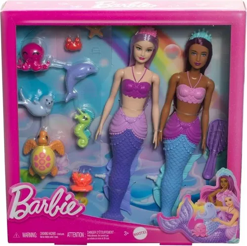 Mattel Barbie Meerjungfrau Puppe mit Zubehör