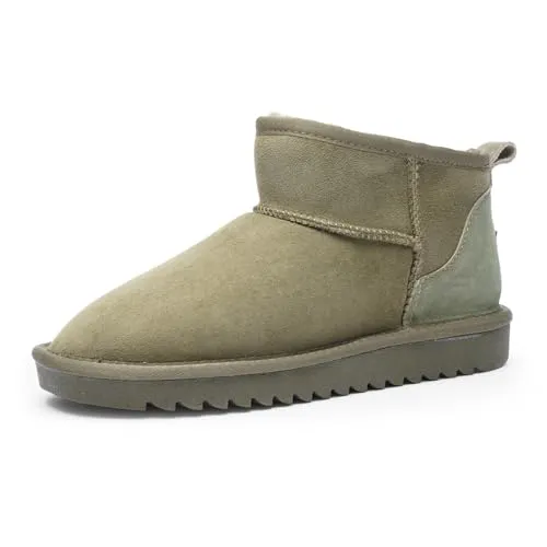 Ara ALASKA 1229944-05 (41/ARMY GREEN) - Wanderschuhe mit flexiblem, rutschhemmendem Profil und Lammfellfutter für hohen Tragekomfort – die perfekten Boots für kalte Wintertage!