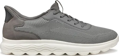 Geox Man U SPHERICA Plus A Sneakers Dunkelgrau 46 EU - Atmungsaktive Sneakers mit innovativer Technologie für hohen Tragekomfort und sportliches Design.