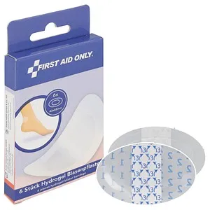 Produktbild FIRST AID ONLY Blasenpflaster P-10070 transparent 6,8 x 4,3 cm, 6 St.