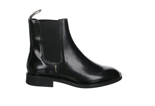 Gant Fayy Chelsea Boot Leder Stiefeletten schwarz - Elegante Chelsea Boots aus hochwertigem Leder, ideal für jeden Anlass. Mit ihrem zeitlosen Design bieten sie einen hohen Tragekomfort und passen perfekt zu verschiedenen Outfits.