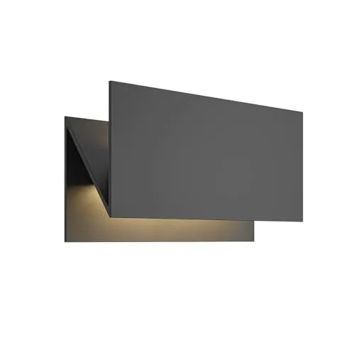 Lucande LED Wandlampe Meja, spritzwassergeschützt IP54 - Moderne Außenwandleuchte aus Aluminium und Glas, ideal für Garten und Terrasse. Spritzwassergeschützt (IP54) und mit Uplight/Downlight Effekt für stimmungsvolles Licht.