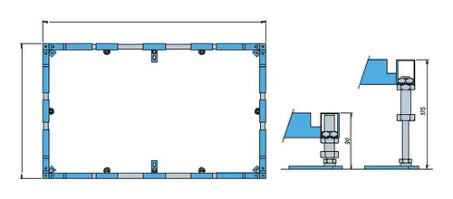 Villeroy & Boch ViFrame Installationsrahmen für Duschwannen von Villeroy & Boch