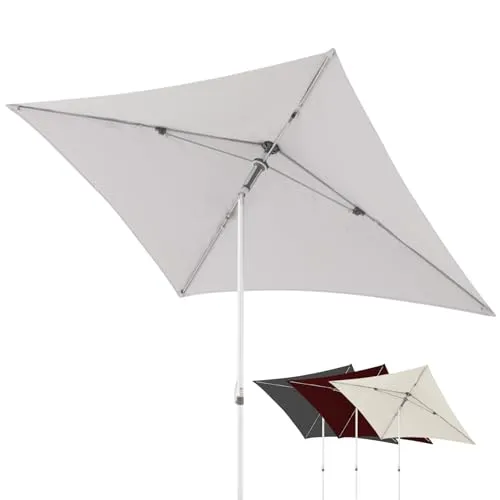 Doppler Alu Pro NEO Push Up Sonnenschirm 200x250 cm – Höhenverstellbarer Sonnenschutz für Garten und Balkon - Hochwertiger Sonnenschirm aus 100% Polyester mit Lichtschutzfaktor 80. Stufenlos höhenverstellbar und flexibel neigbar für optimalen Schutz. Robustes Aluminiumgestell sorgt für Stabilität. Schirmständer nicht enthalten.