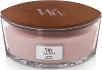 WoodWick Rosewood 453,6 g Duftkerze - Accessoires: Hochwertige Duftkerze mit einzigartigem Holzdocht für ein sanftes Knistern und langanhaltenden, angenehmen Rosenduft.