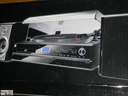 Dual NR 100 Plattenspieler Stereo Komplettsystem, USB, MC-Kassette, SD-Karte