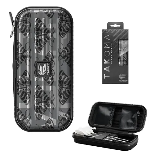 Target Darts ENTO Takoma Wallets – Volar Darttasche | Dart Wallet, Dart Tragetasche, Hält 3 komplett montierte Darts und Dart-Zubehör, Eva-Material gefertigter Dart Case
