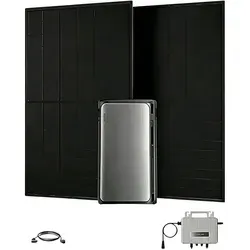 Powerness® Balkonkraftwerk mit Speicher 1920Wh