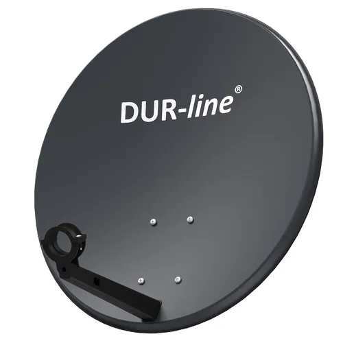 DUR-line EASYTENNE 60cm Satellitenschüssel Spiegel Antenne HDTV HD 4k Anthrazit