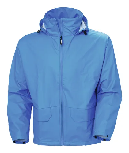 Helly Hansen Regenjacke Voss PU-Stretch 4XL - grün - Funktionsjacke aus wasserabweisendem PU-Stretch-Material, ideal für Outdoor-Aktivitäten und schützt zuverlässig vor Regen.