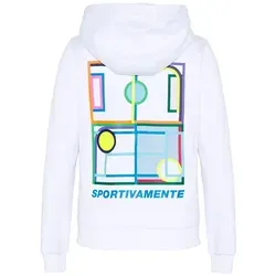 Lotto Damen Sweatshirt 1725130, Regular Fit, 11-0601 Bright White, Größe M