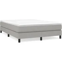 Bettgestell Hellgrau 140x200 cm von vidaXL