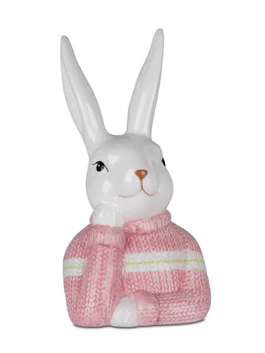 Deko Hase Osterhase Hasen Büste Kopf Oster Tier Garten Ei Osterei Skulptur Figur